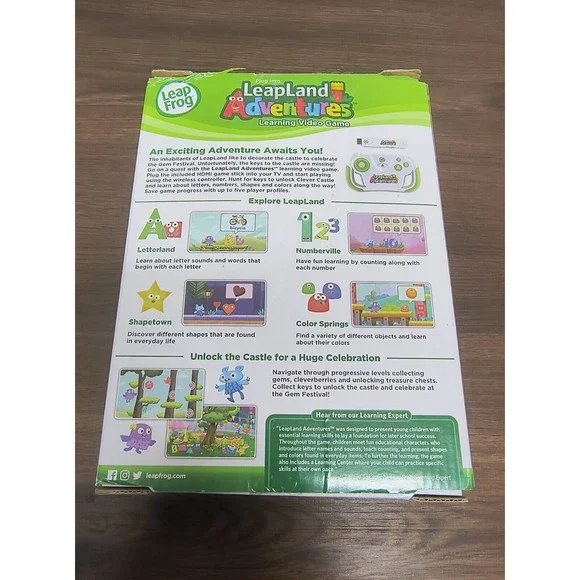 LeapFrog LeapLand Adventures Learning TV Video Game - English Edition, Wireless